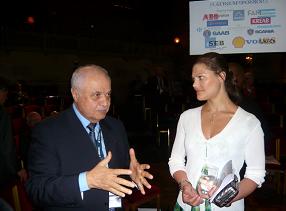 H.R.H. Crown Princess Victoria and Mr. Abu-Ghazaleh